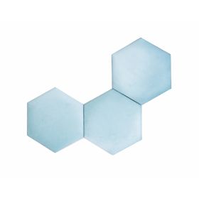 Čalúnený panel Hexagon - baby blue, MIRAS