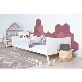 Čalúnený panel Hexagon - ružový, Ourbaby®