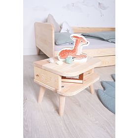 Nočný stolík NELL - prírodný, Ourbaby®